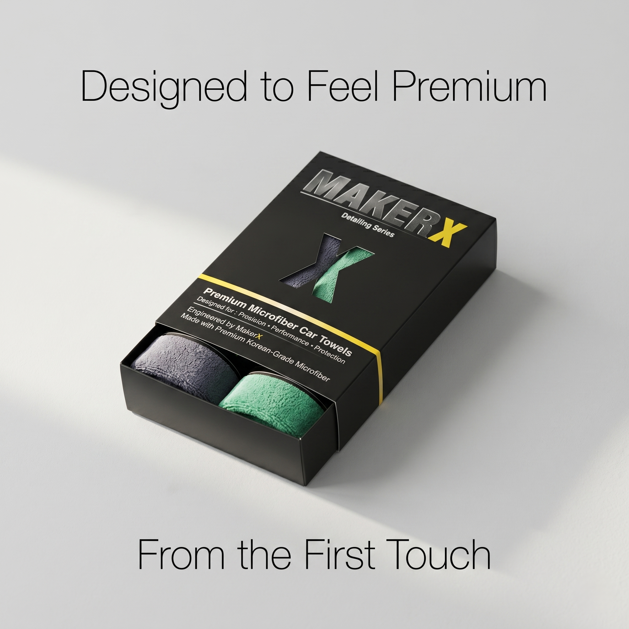 MakerX™ Control Duo – 400 GSM Precision Towels (Set of 2)