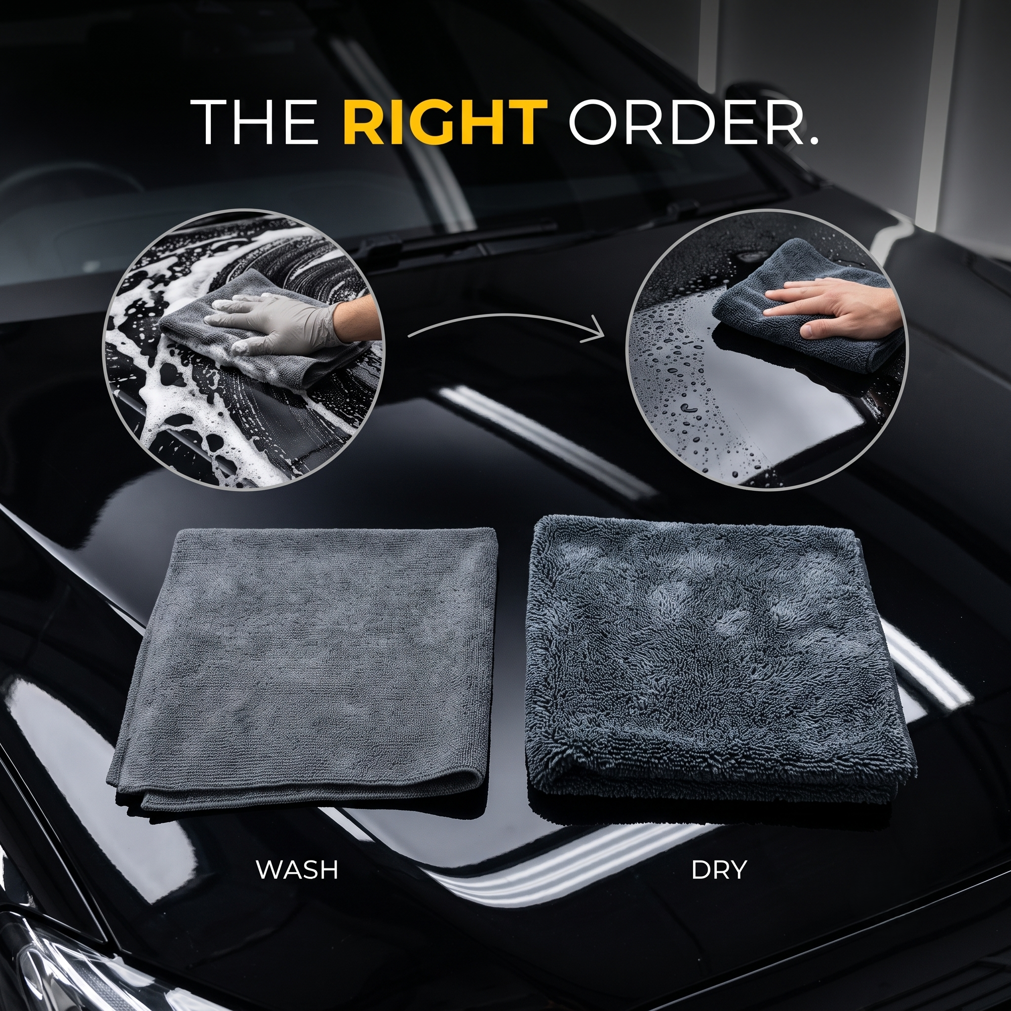 MakerX™ DryMax – 1200 GSM Microfiber Towels for Cars | 40 x 60 cm