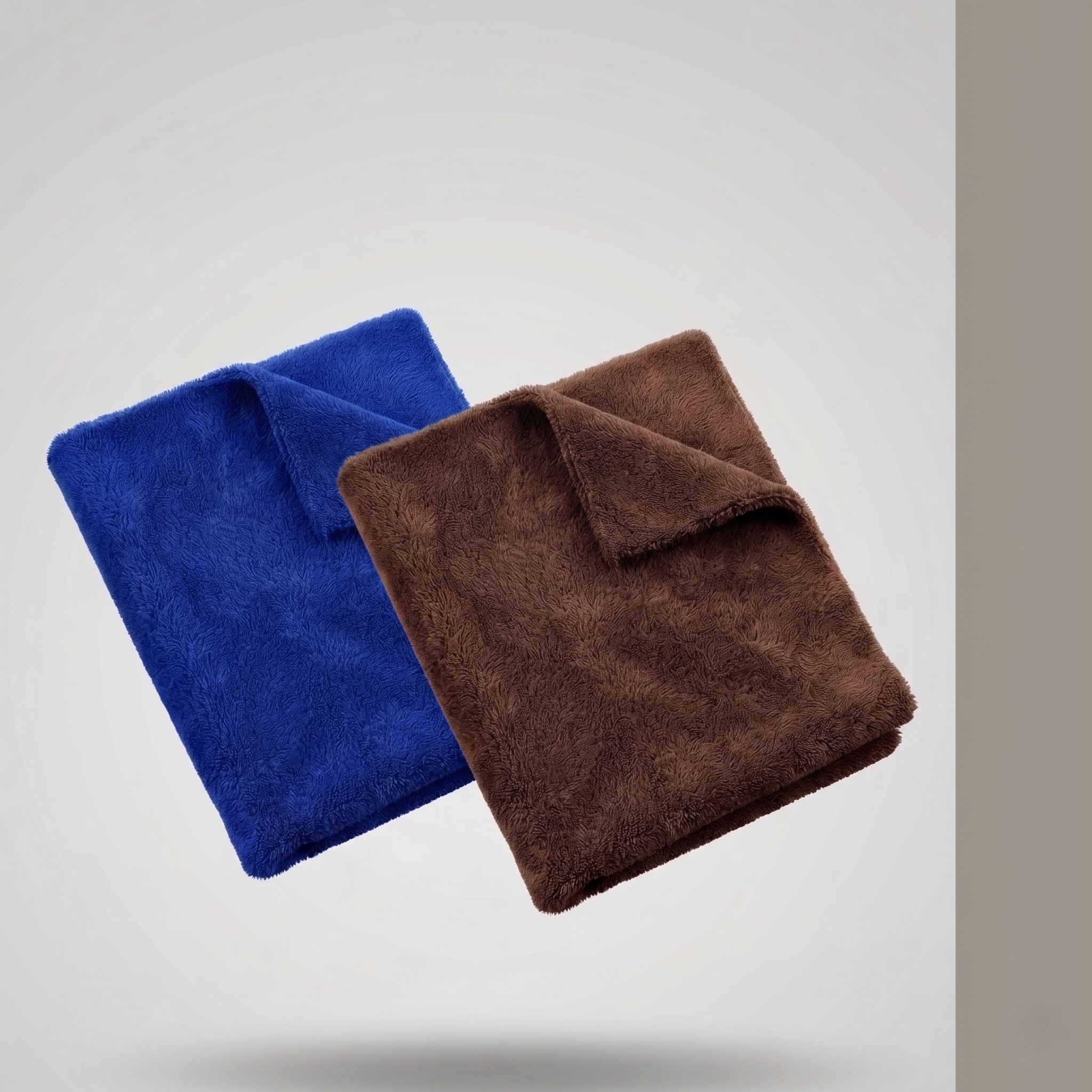 MakerX™ PolarFleece 550 GSM Microfiber Towels – 40×40 cm (Pack of 2)