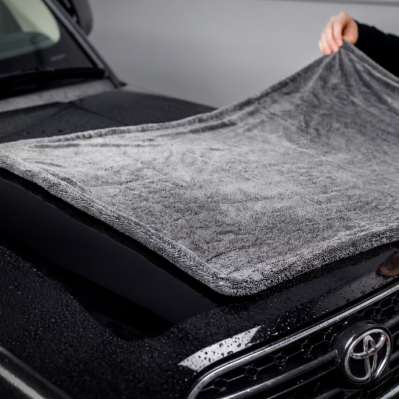 MakerX™ PolarFleece 550 GSM Microfiber Towels | Pack of 2 | 40×40 cm