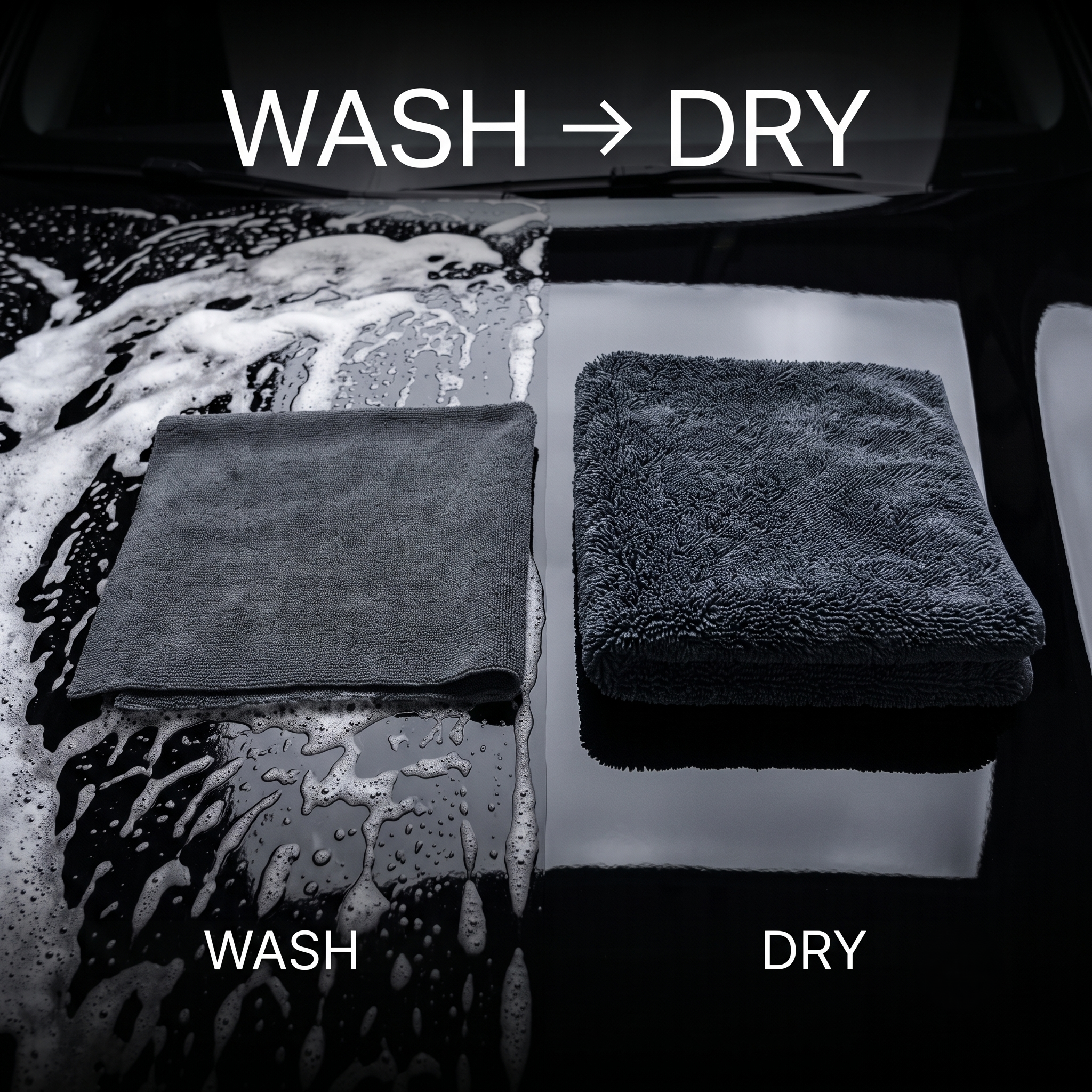 MakerX™ DryMax – 1200 GSM Microfiber Towels for Cars | 40 x 60 cm