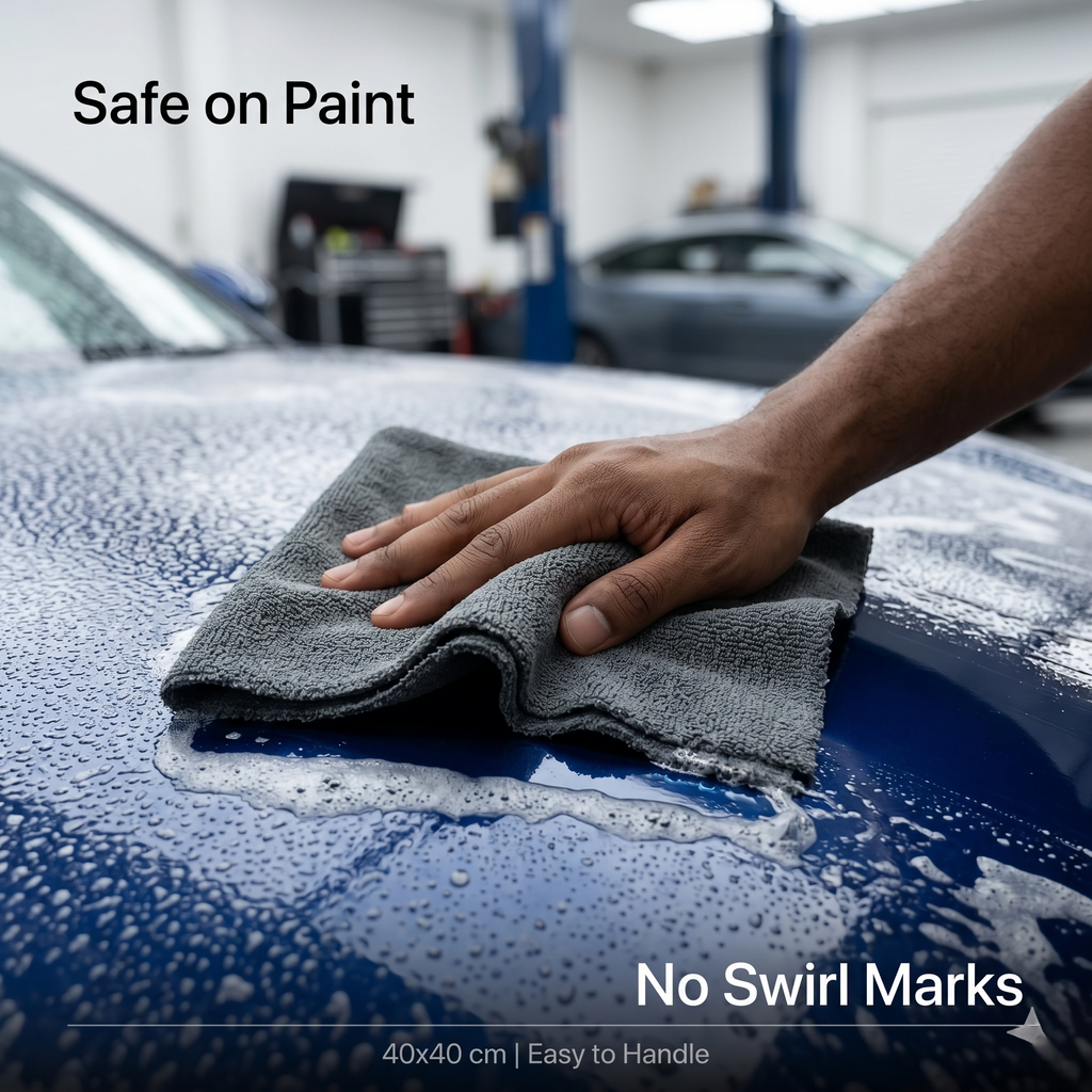 MakerX™ 2-Step Wash & Dry Microfiber Car Drying Towel System | 1250 GSM + 350 GSM