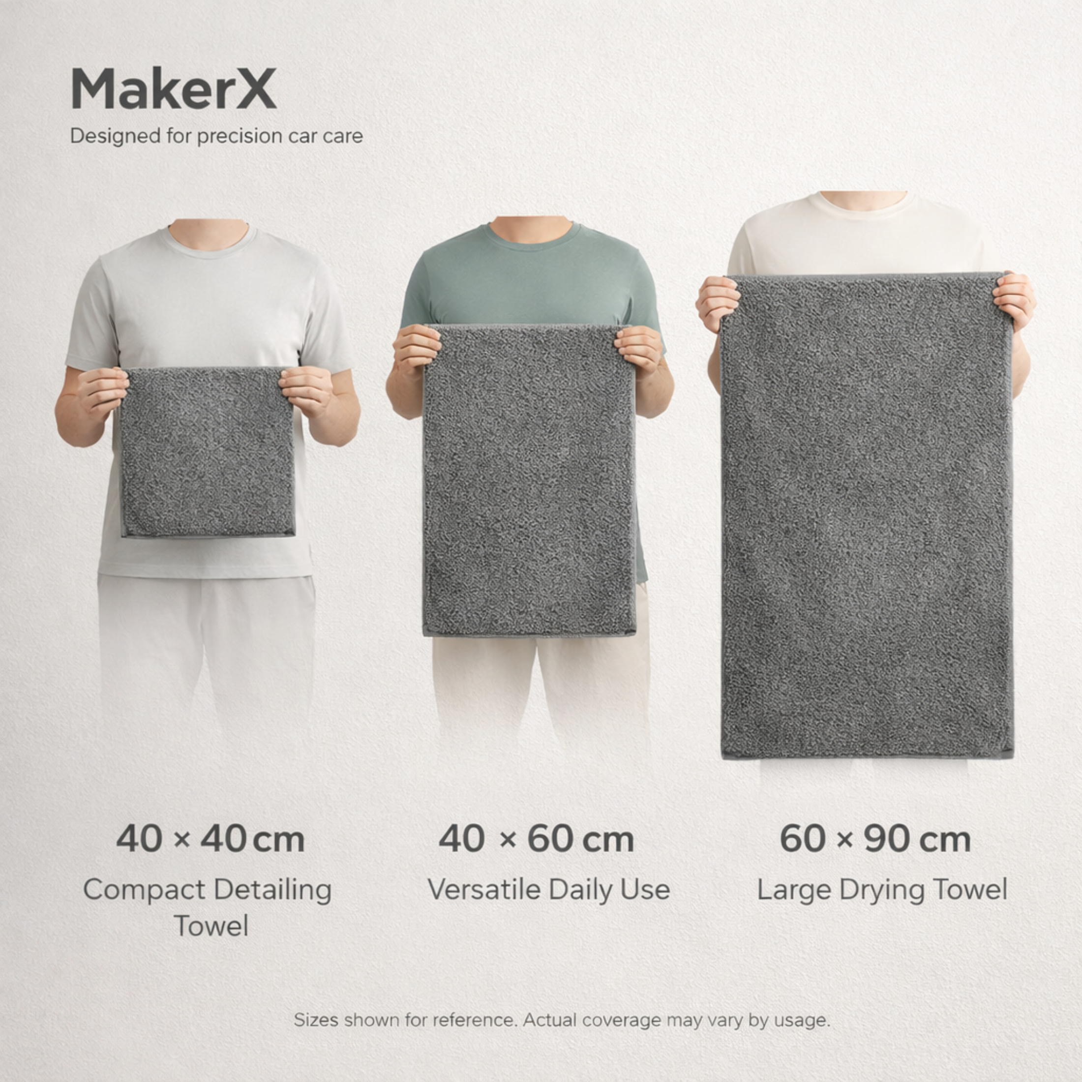 MakerX™ DryMax — 1200 GSM Microfiber Towels for Cars | Complete Wash + Dry System